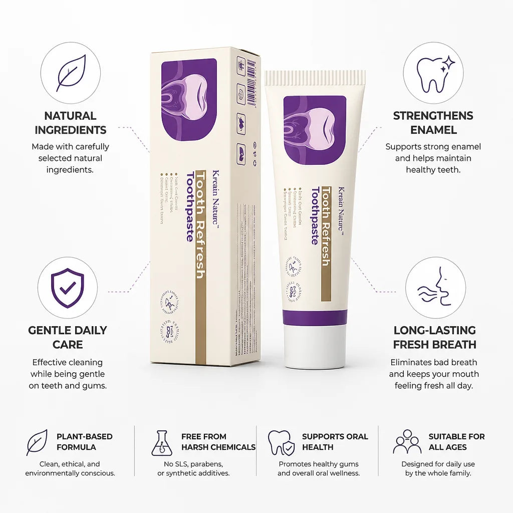 Toothpaste Plant-Based Fresh Breath & Enamel Support