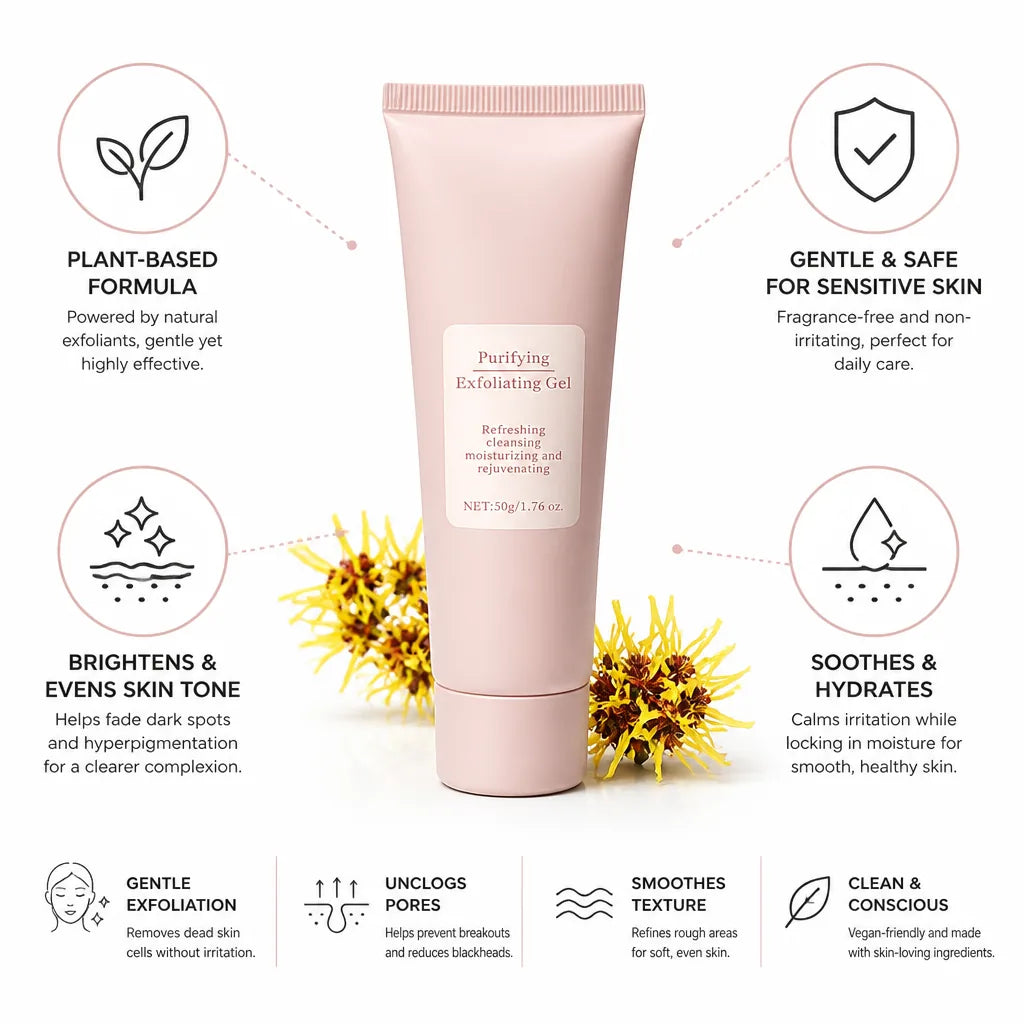 Exfoliating Gel Plant-Based Sensitive Skin Brightening