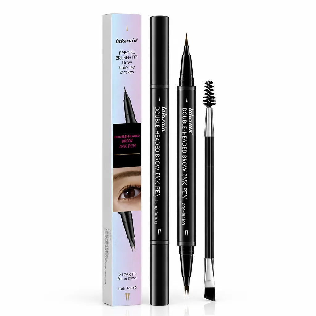 Brow Pen Dual-Ended Micro-Stroke Waterproof & Smudge-Proof