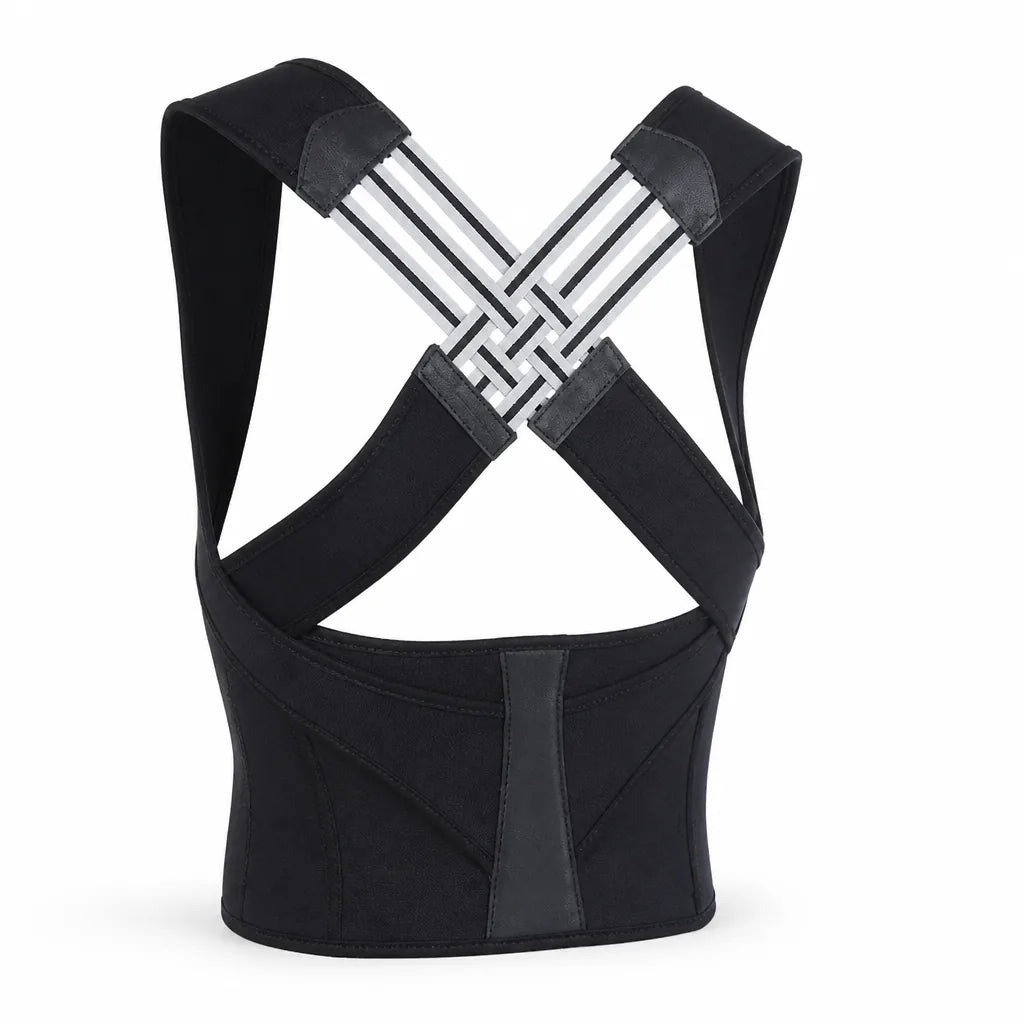 Posture Corrector Adjustable Support & Breathable Comfort