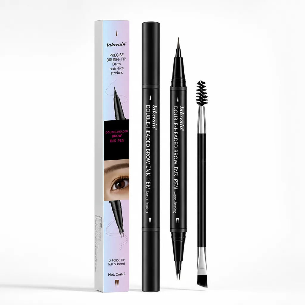 Brow Pen Dual-Ended Micro-Stroke Waterproof & Smudge-Proof