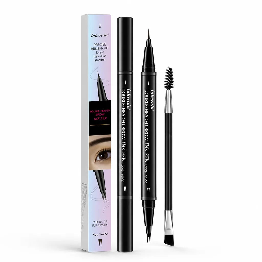 Brow Pen Dual-Ended Micro-Stroke Waterproof & Smudge-Proof