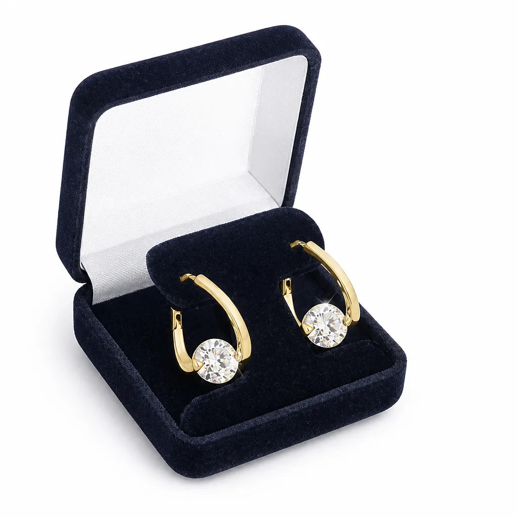 Earrings Germanium & Magnetic Slim Lightweight