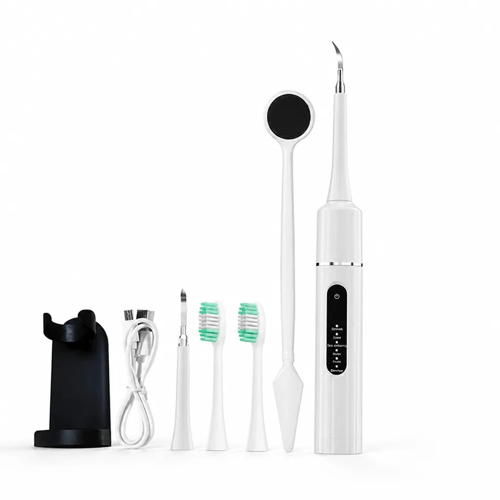 Ultrasonic Teeth Cleaner Dual-Head Brush & Scaler 40,000 Vibrations