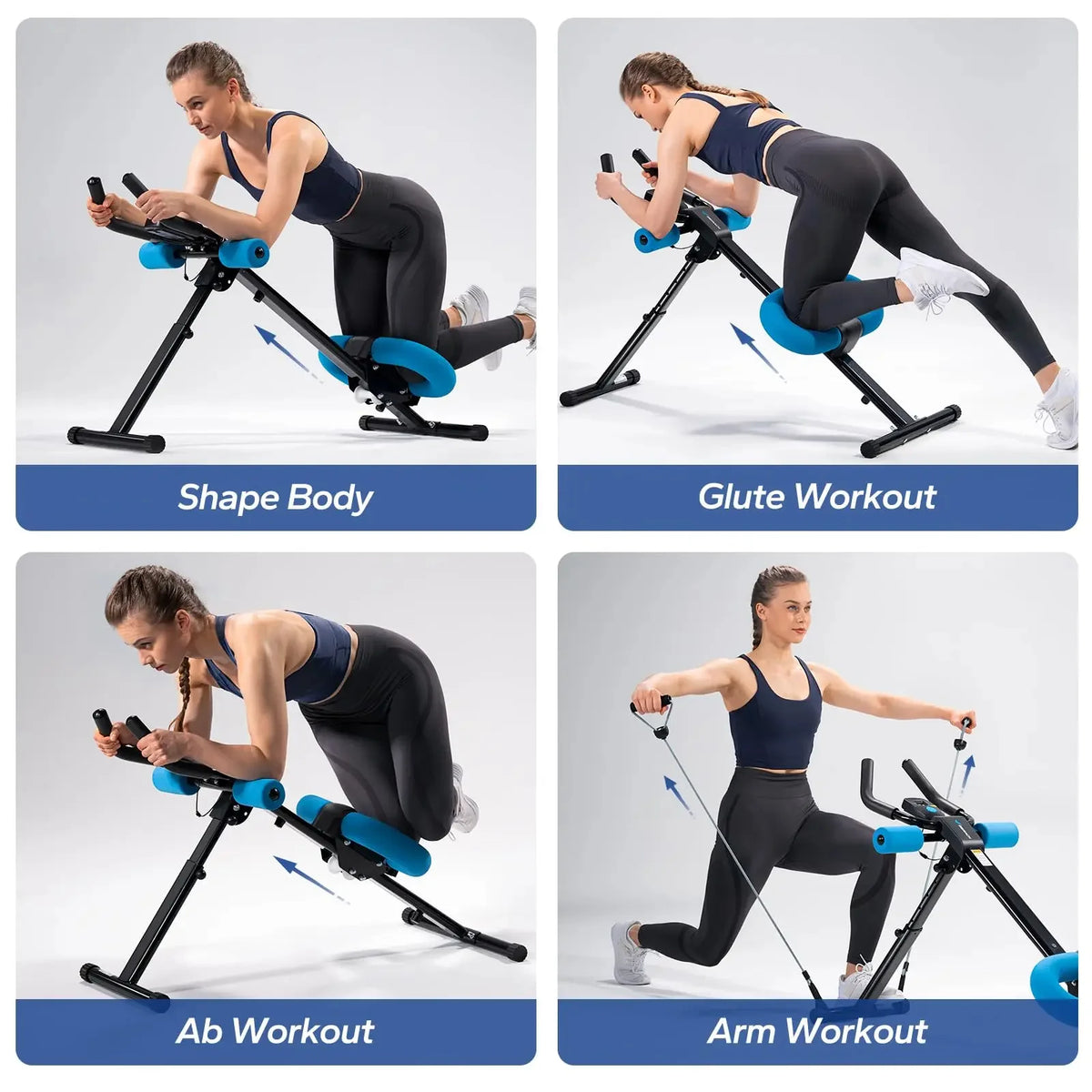 Ab Trainer Foldable Adjustable Incline & LCD Tracker