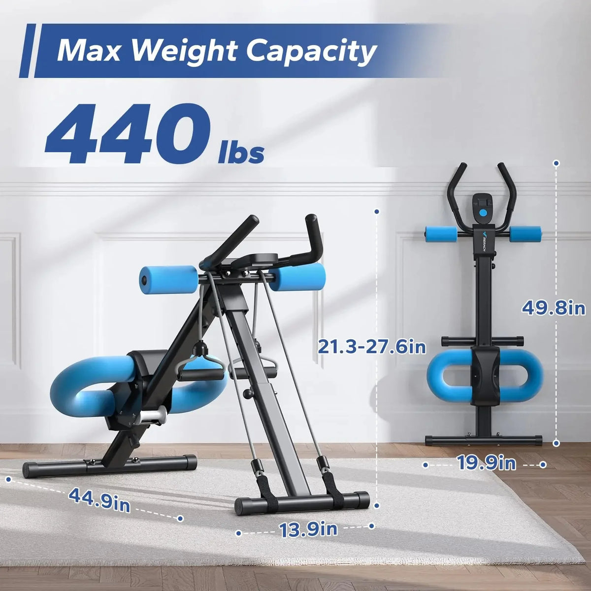 Ab Trainer Foldable Adjustable Incline & LCD Tracker