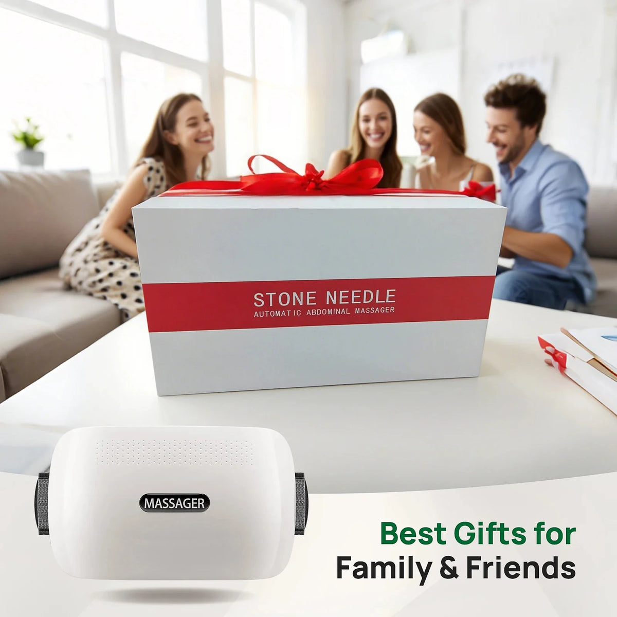 Abdominal Massager Cordless & Portable Soothing Heat