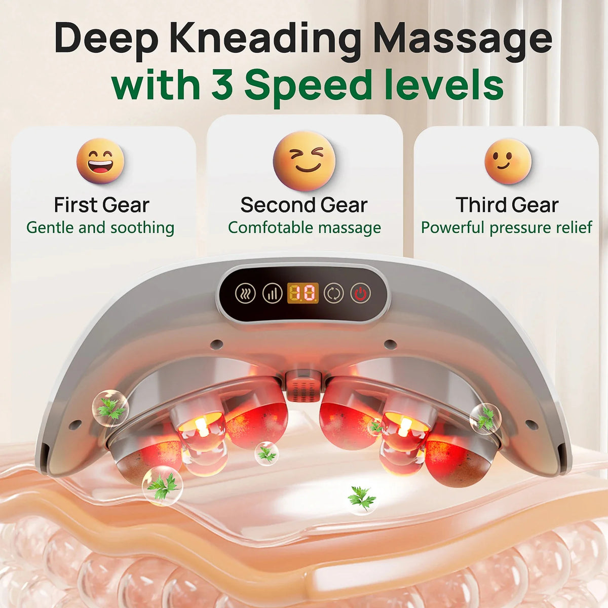 Abdominal Massager Cordless & Portable Soothing Heat