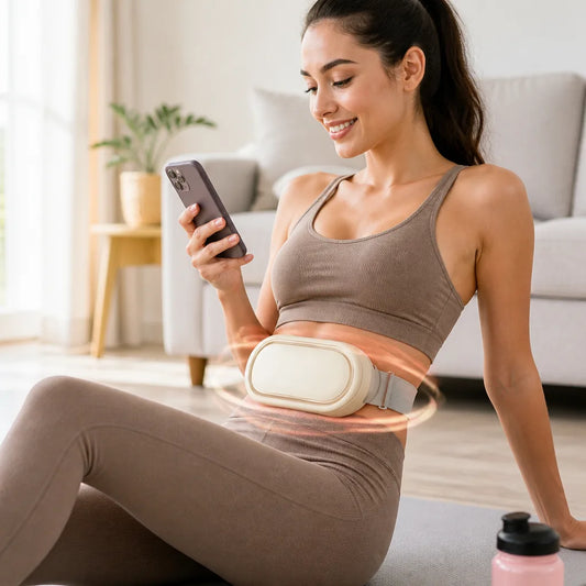 Abdominal Massager EMS & Infrared Heat Adjustable Belt