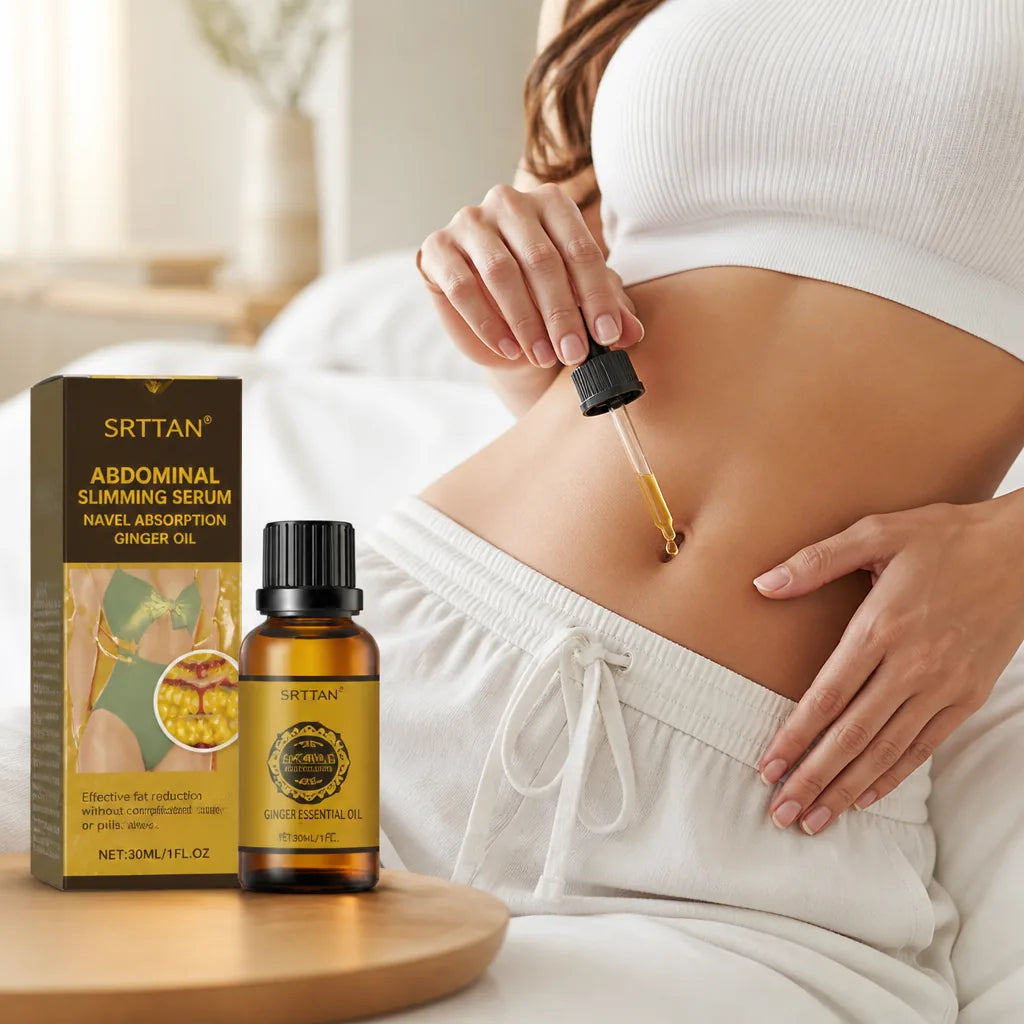 Abdominal Slimming Serum Navel Absorption Ginger Oil