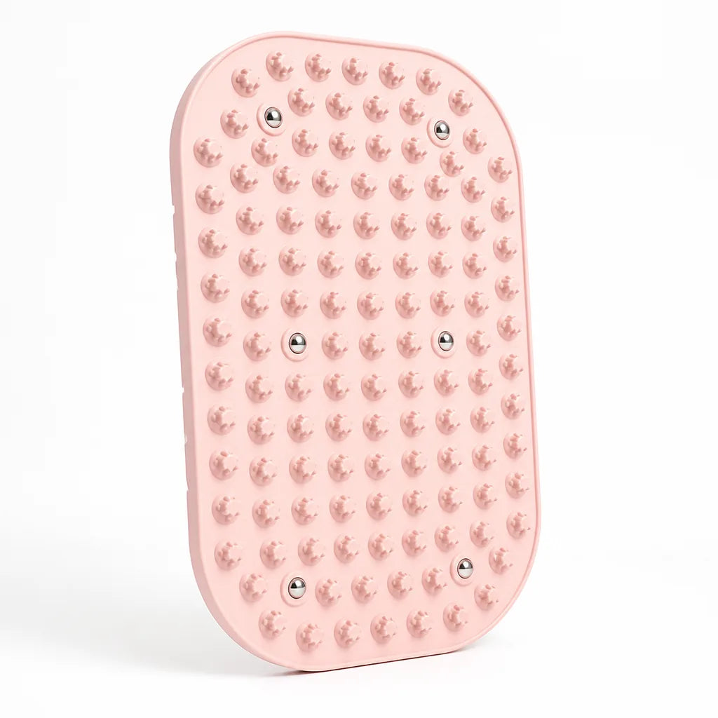 Acupressure Foot Mat Silicone Cushioning & Dual-Action Magnetic Nodes