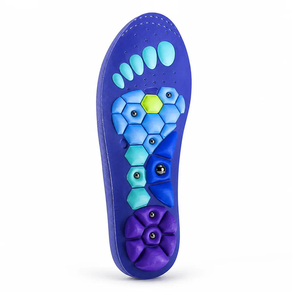 Acupressure Insoles Magnetic Shock-Absorbing Arch Support