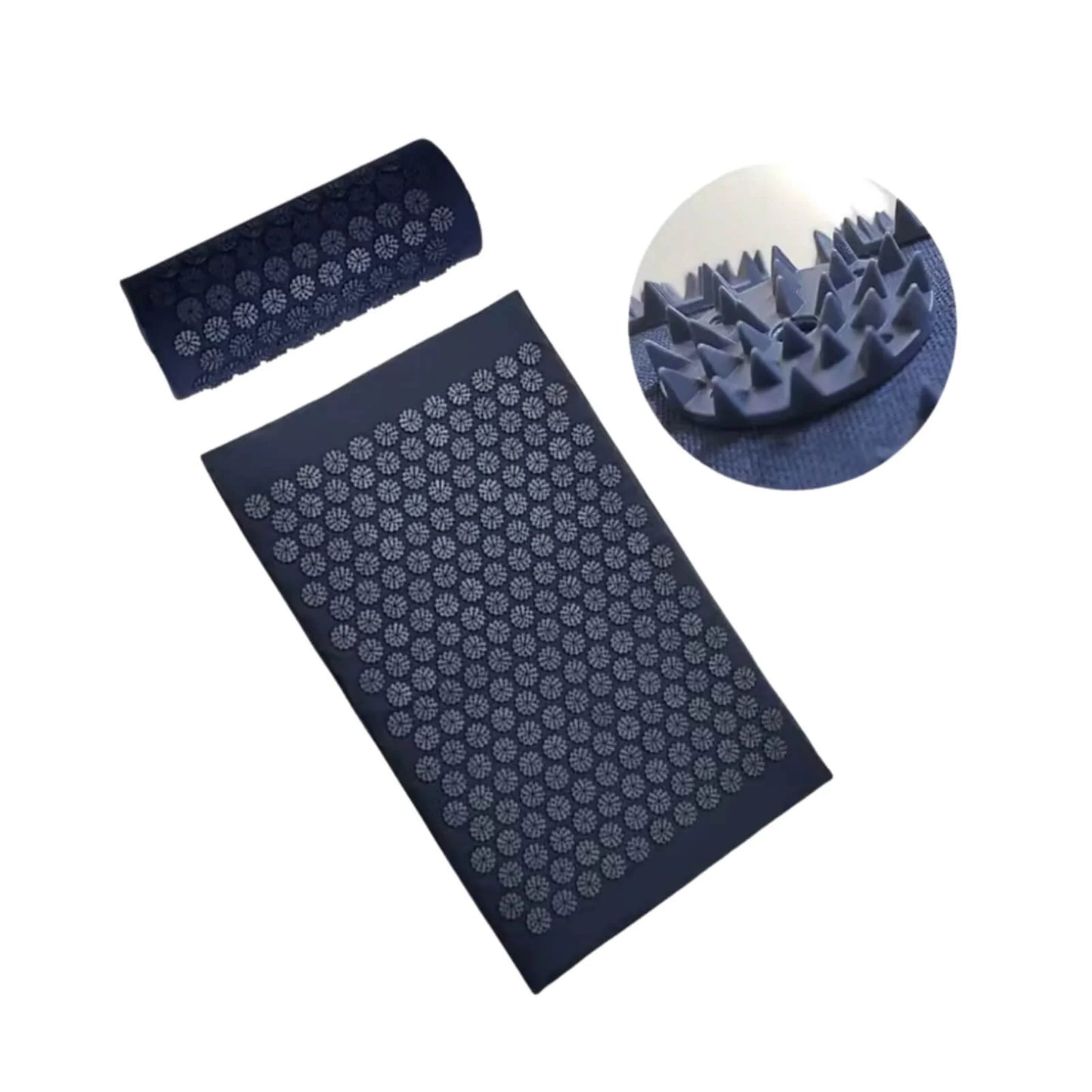 Acupressure Mat & Neck Pillow Set Portable Stress Relief