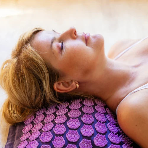 Acupressure Mat & Pillow Set Deep-Tissue Spike Massage