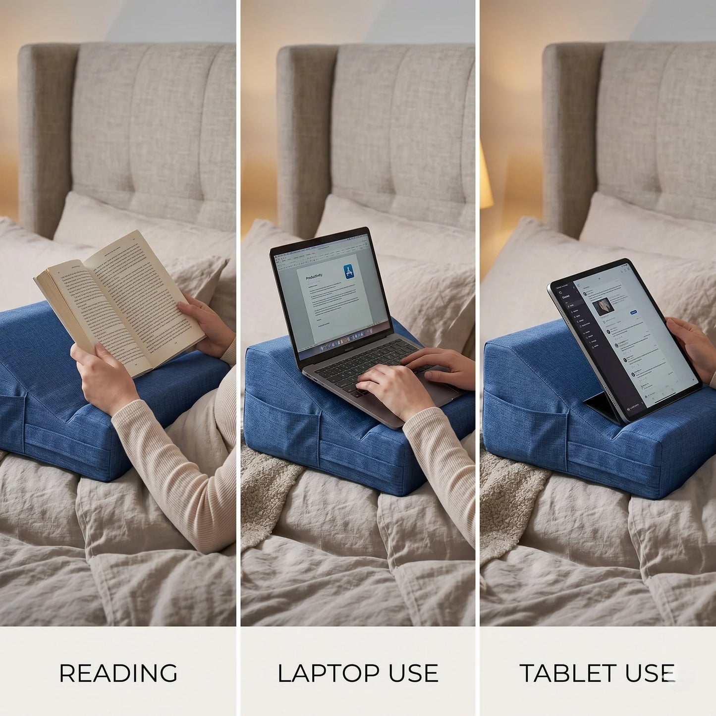 Adjustable Bed Pillow Multi-Angle Ergonomic Support