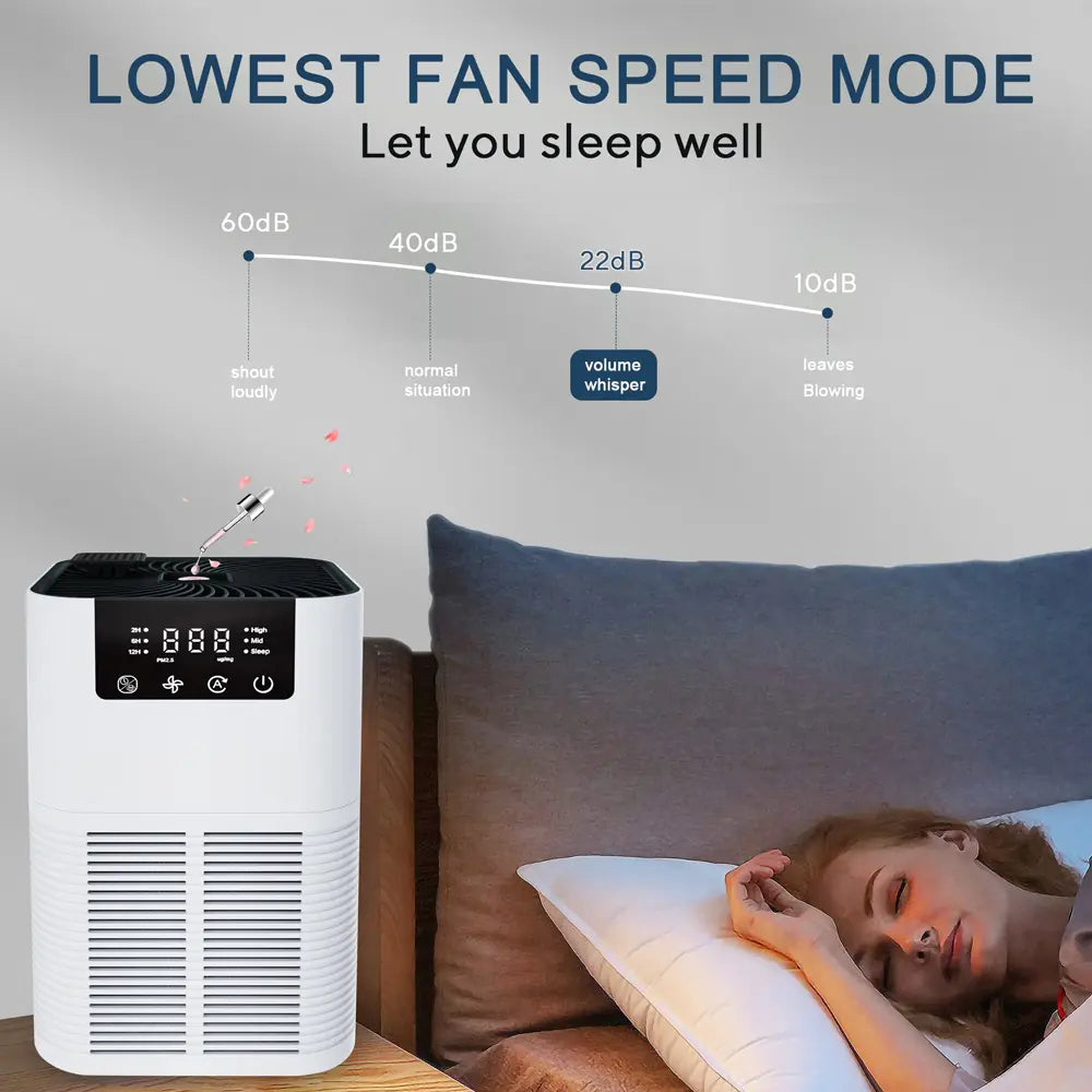Air Purifier Dual-Function Aromatherapy US And UE Plug