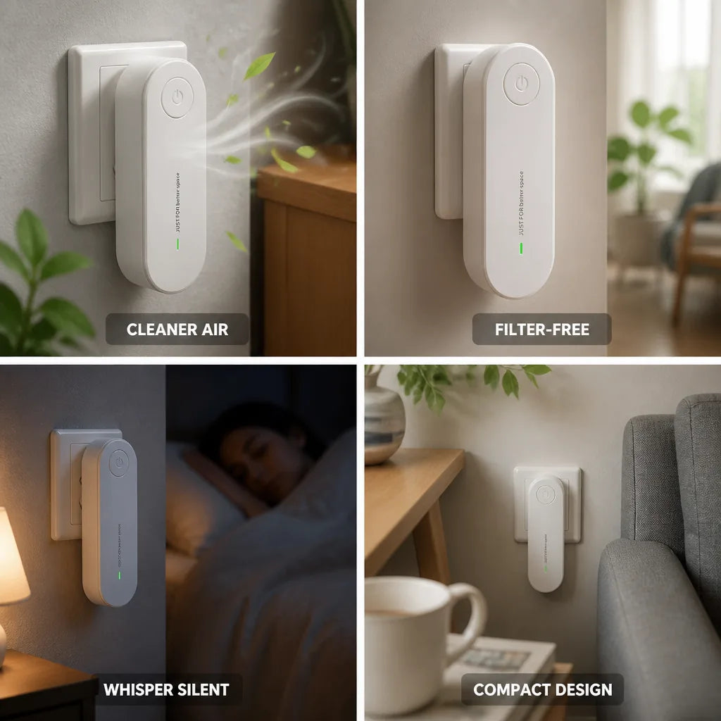 Air Purifier Filter-Free Plug-In Silent