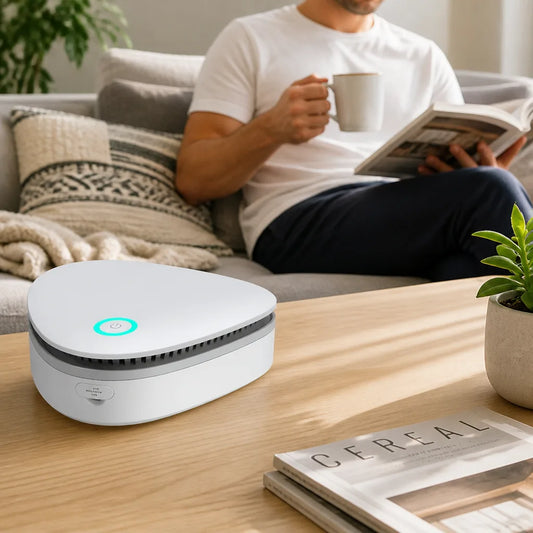 Air Purifier Filter-Free USB Rechargeable Smoke & Pet Odors