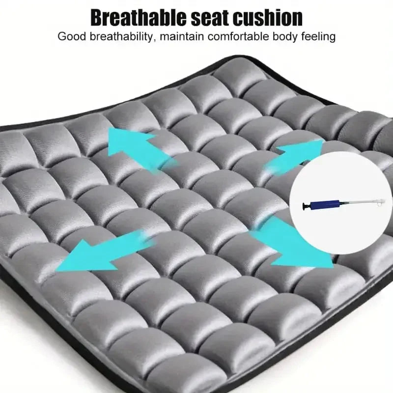 Air Seat Cushion 64 Air Chambers Adjustable Firmness