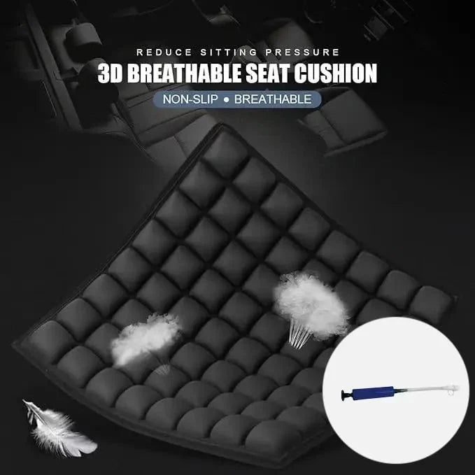 Air Seat Cushion 64 Air Chambers Adjustable Firmness