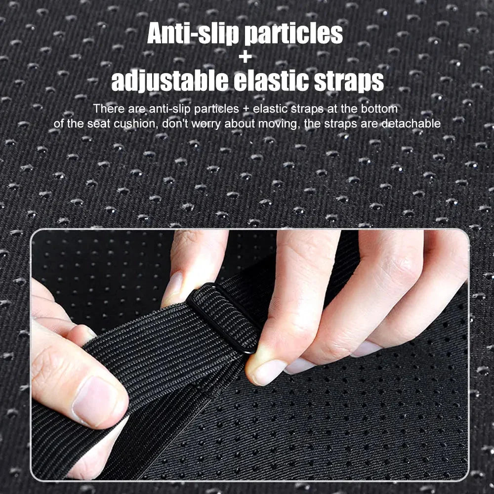 Air Seat Cushion 64 Air Chambers Adjustable Firmness