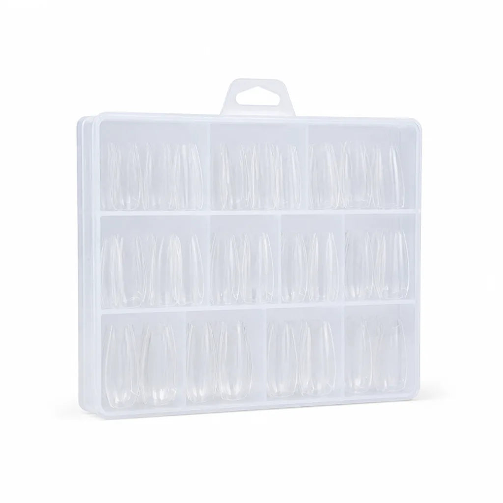Almond Nail Tips Seamless Ultra-Thin 240-Piece