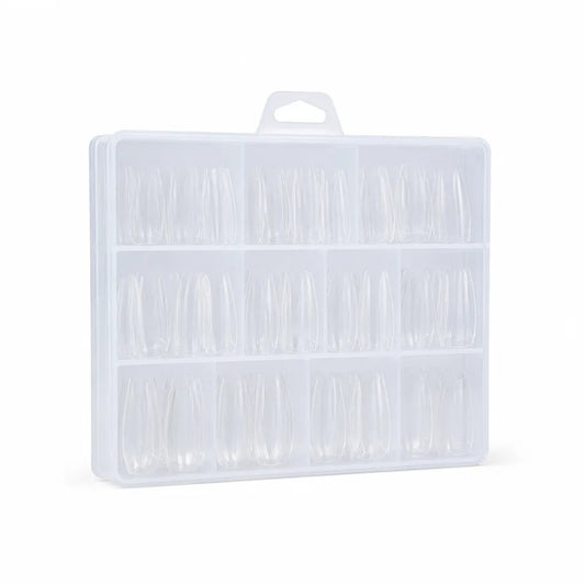 Almond Nail Tips Seamless Ultra-Thin 240-Piece