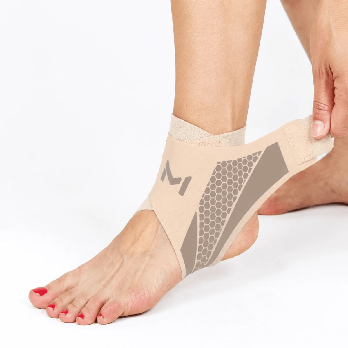 Ankle Compression Sleeve Adjustable Ultra-Thin Open-Heel