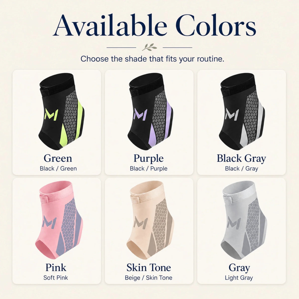 Ankle Compression Sleeve Adjustable Ultra-Thin Open-Heel