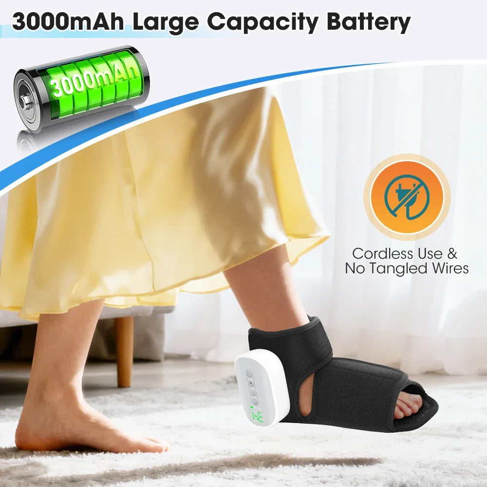 Ankle Massager Air Compression Vibration & Heat