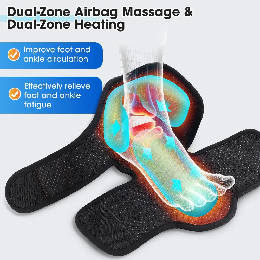 Ankle Massager Air Compression Vibration & Heat