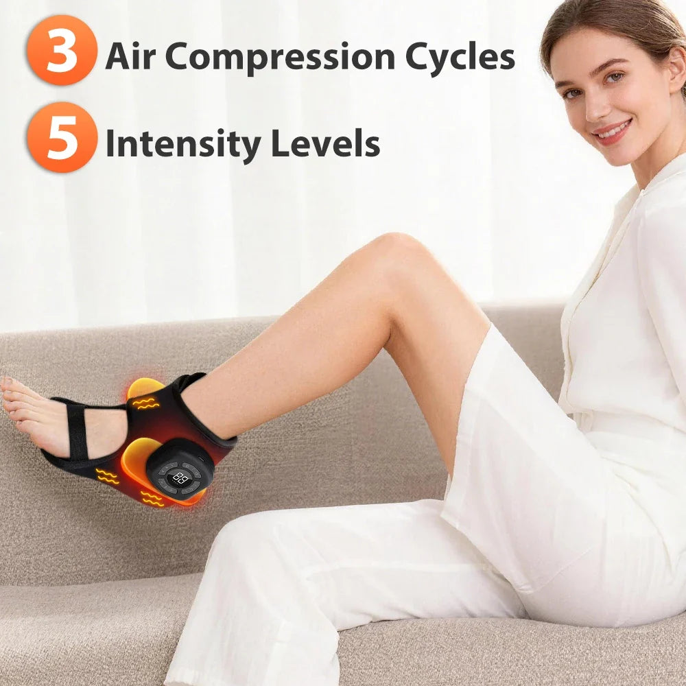 Ankle Massager Air Compression Vibration & Heat