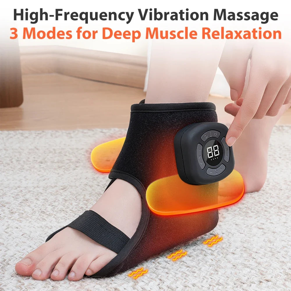 Ankle Massager Air Compression Vibration & Heat