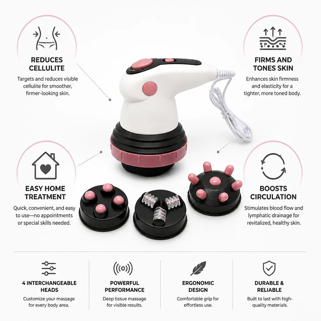 Anti-Cellulite Massager For Men Skin-Firming & Circulation-Boosting