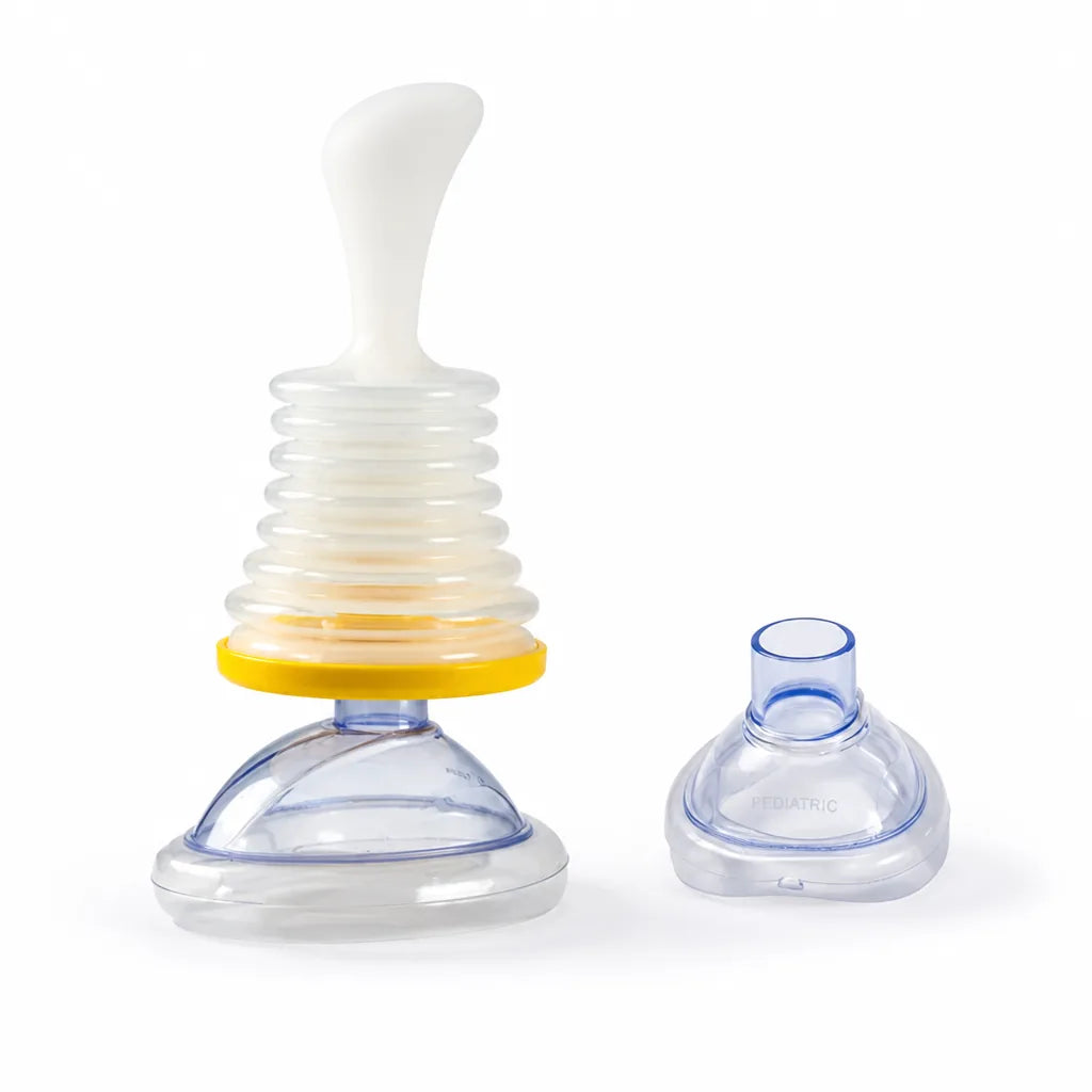 Anti-Choking Device Powerful Suction Medical Silicone 2 Masks
