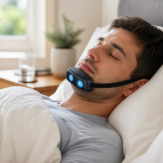 Anti-Snoring Device Automatic Snore Detection Gentle Vibration USB Rechargeable