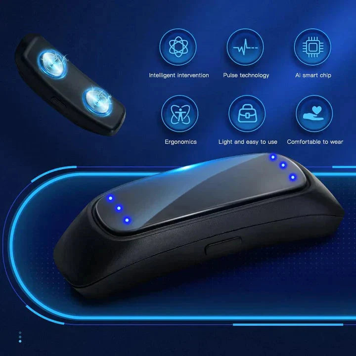 Anti-Snoring Device Smart Sensor & Gentle Vibration USB Rechargeable