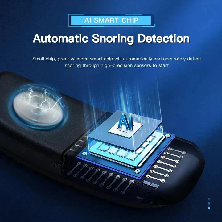 Anti-Snoring Device Smart Sensor & Gentle Vibration USB Rechargeable