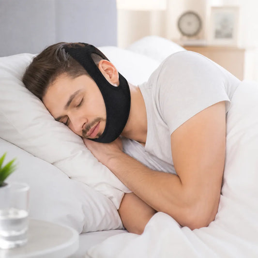 Anti-Snoring Jaw Strap Lycra Jaw-Aligning Universal Fit