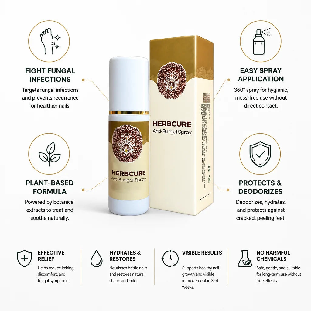 Antifungal Spray Plant-Based 60 ml Odor Protection