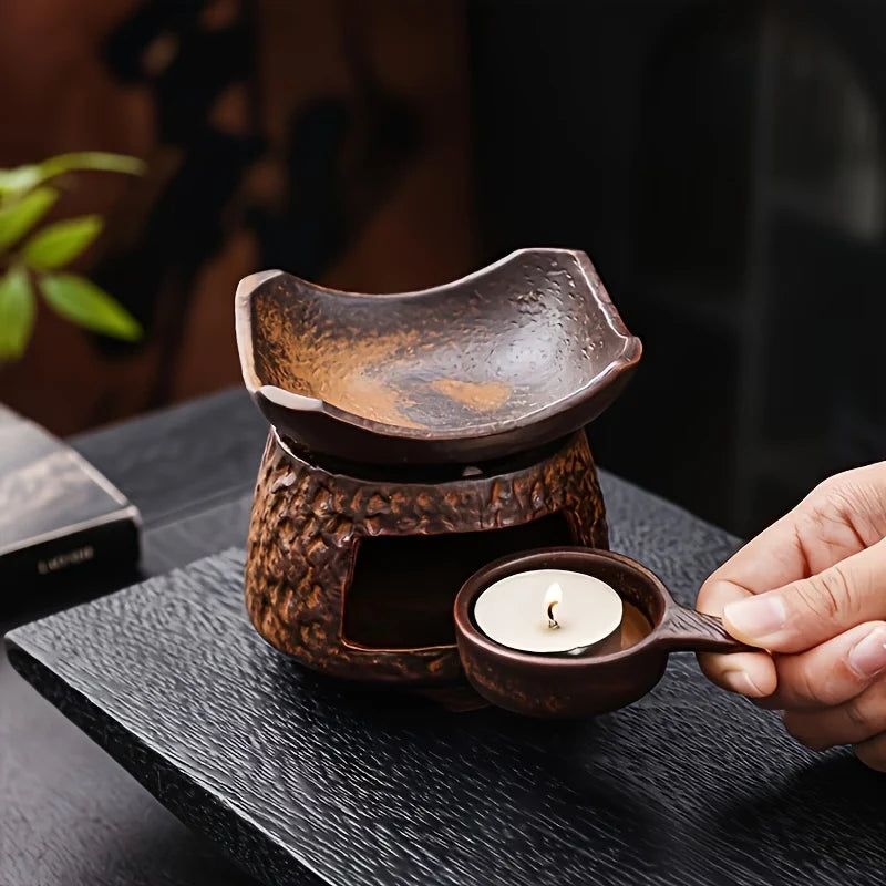 Aromatherapy Burner Minimalist Ceramic Removable Dish
