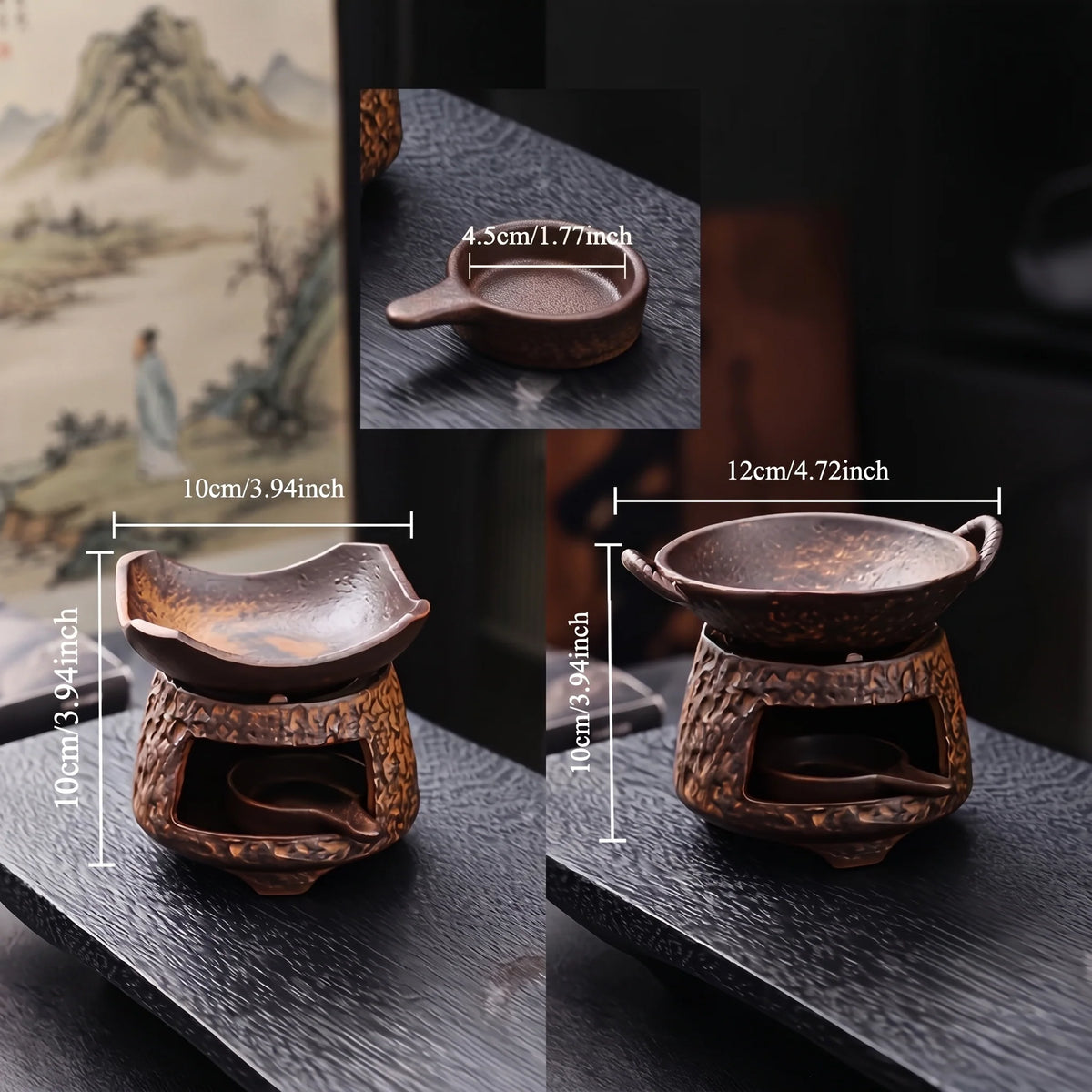 Aromatherapy Burner Minimalist Ceramic Removable Dish