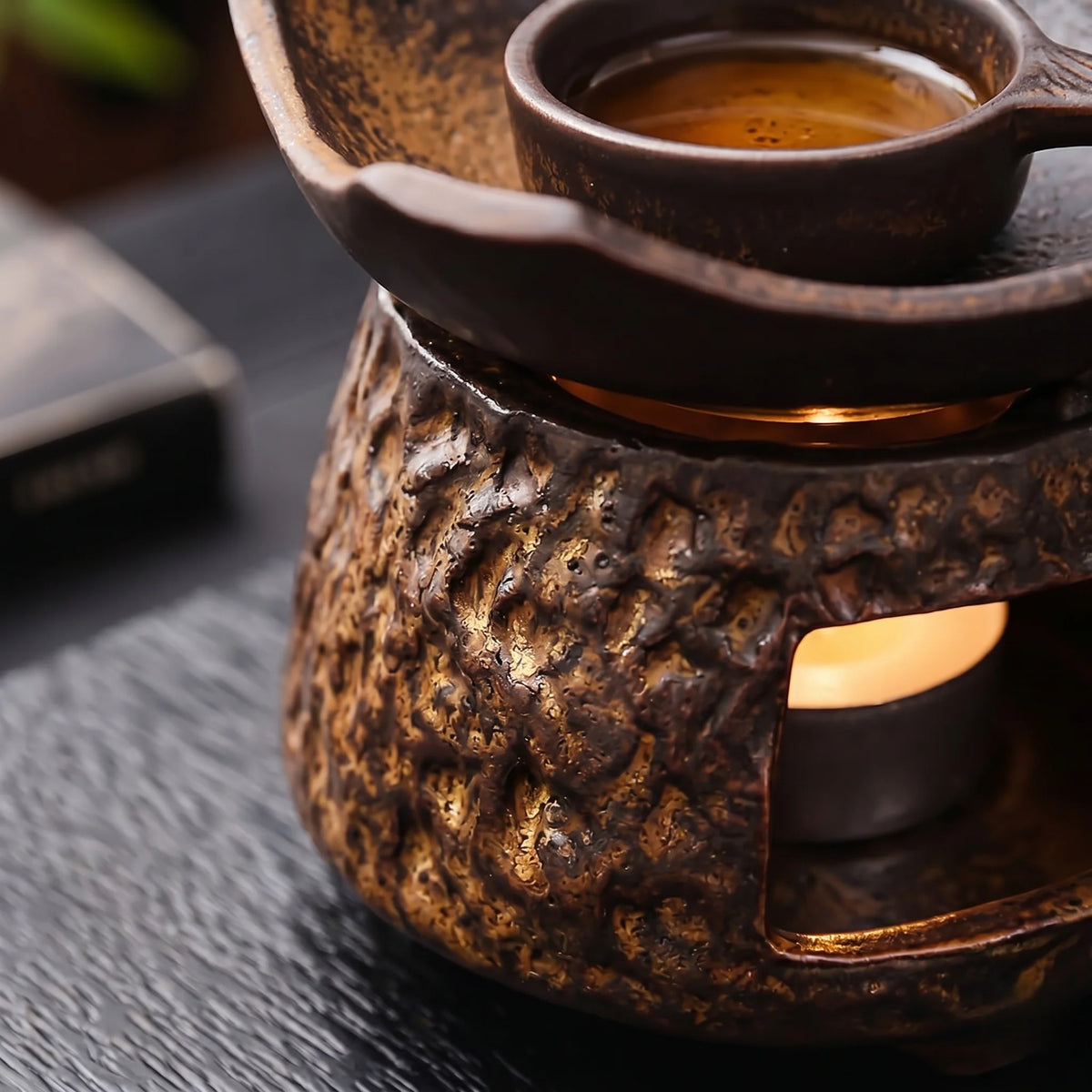 Aromatherapy Burner Minimalist Ceramic Removable Dish