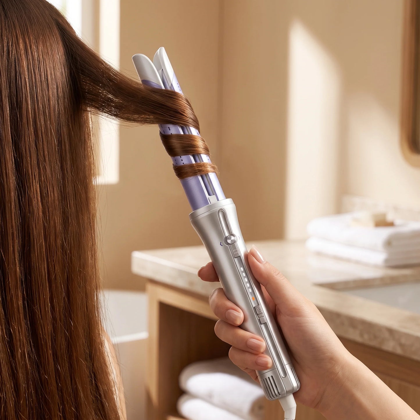 Automatic Hair Curler Ceramic 1.25 Inch Barrel