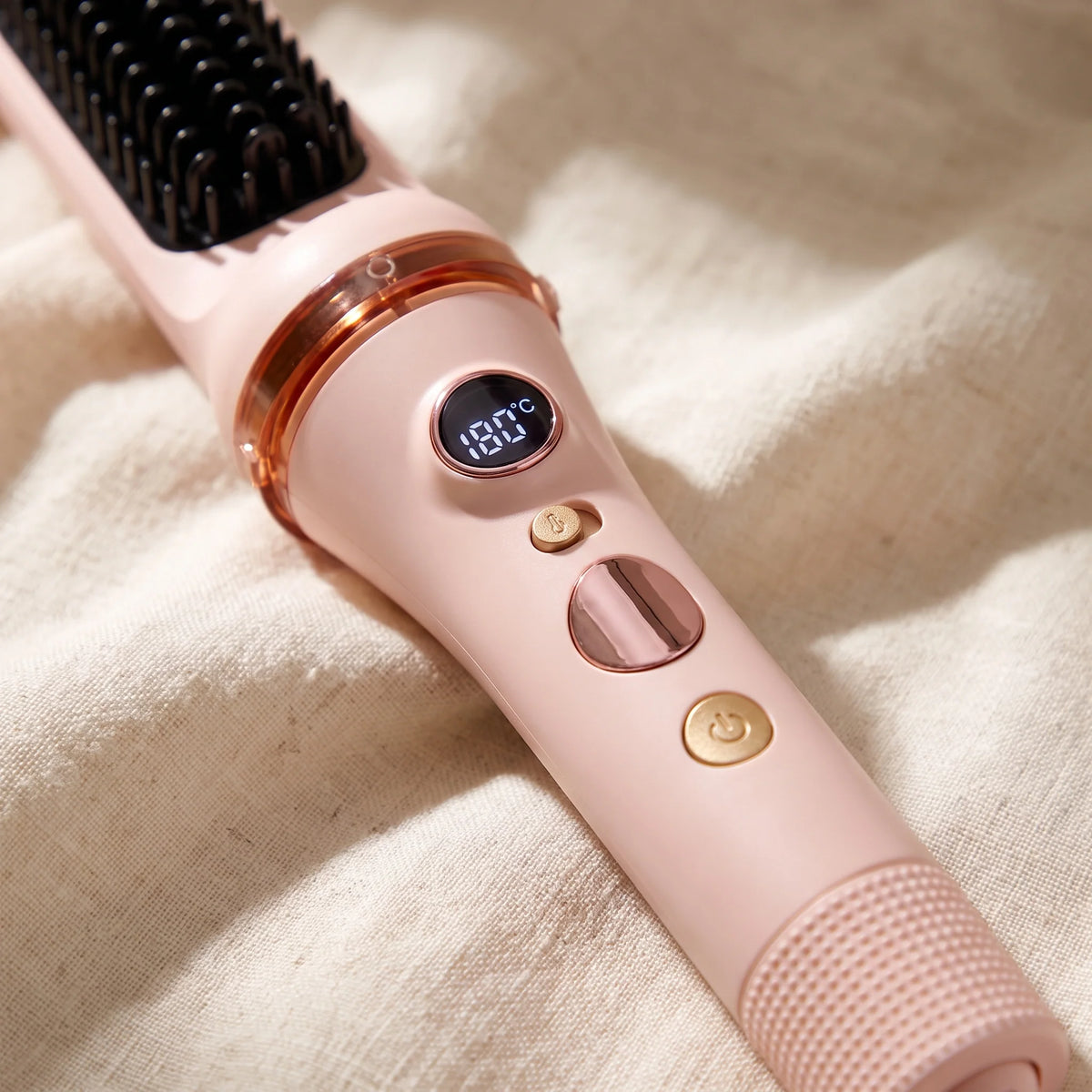 Automatic Hair Curler Motorized Rotation LED Temp Display