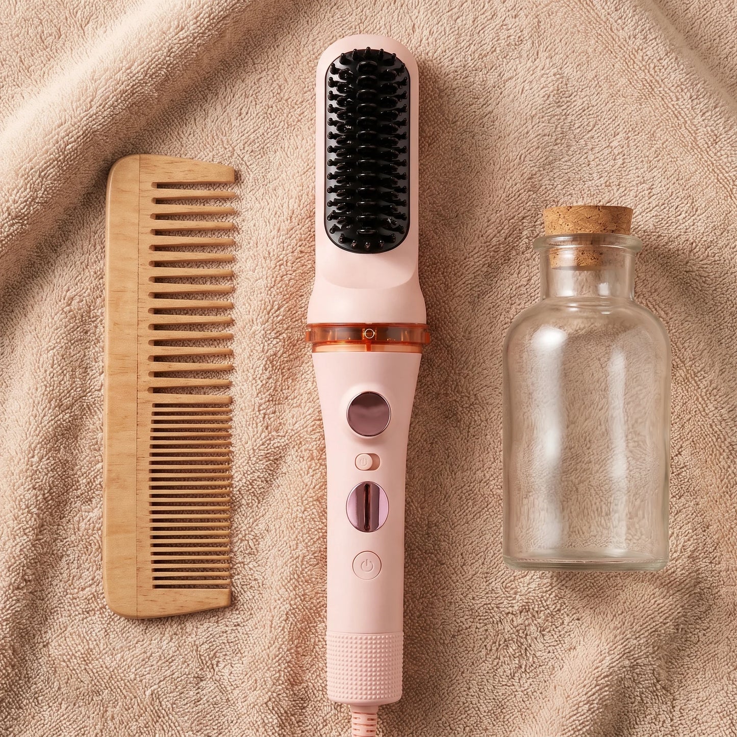 Automatic Hair Curler Motorized Rotation LED Temp Display