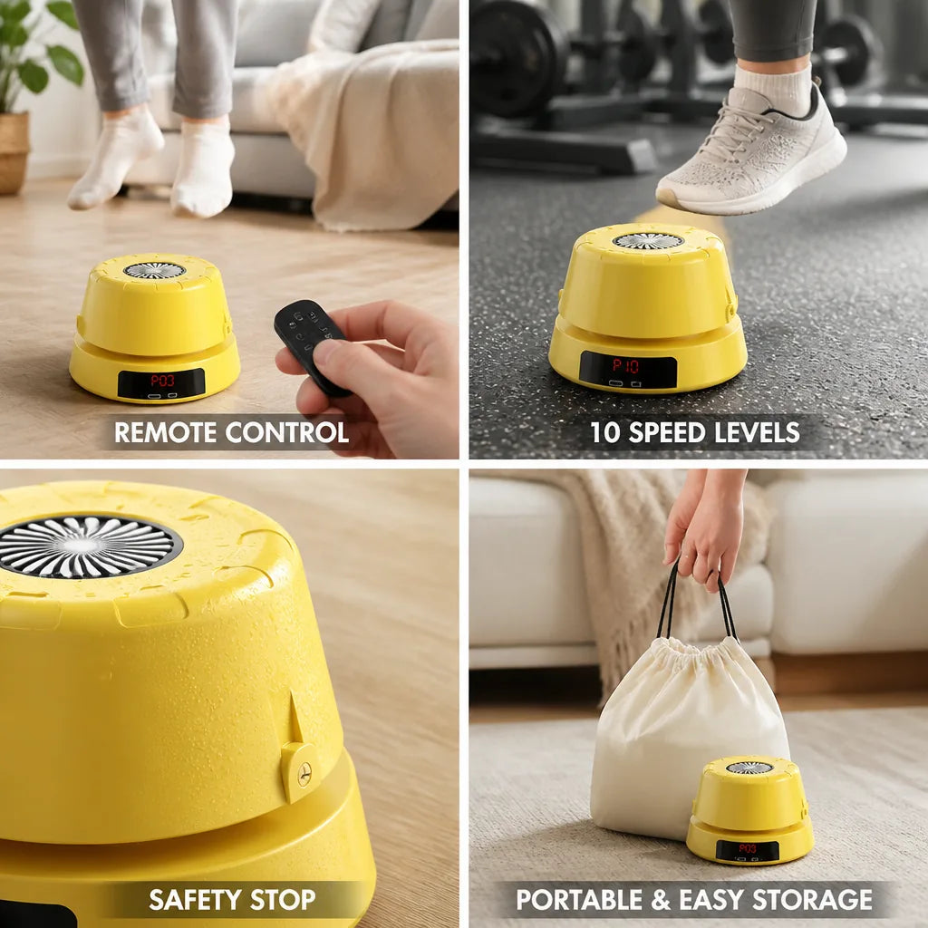 Automatic Jump Rope Remote Control & 10-Speed Safety Stop