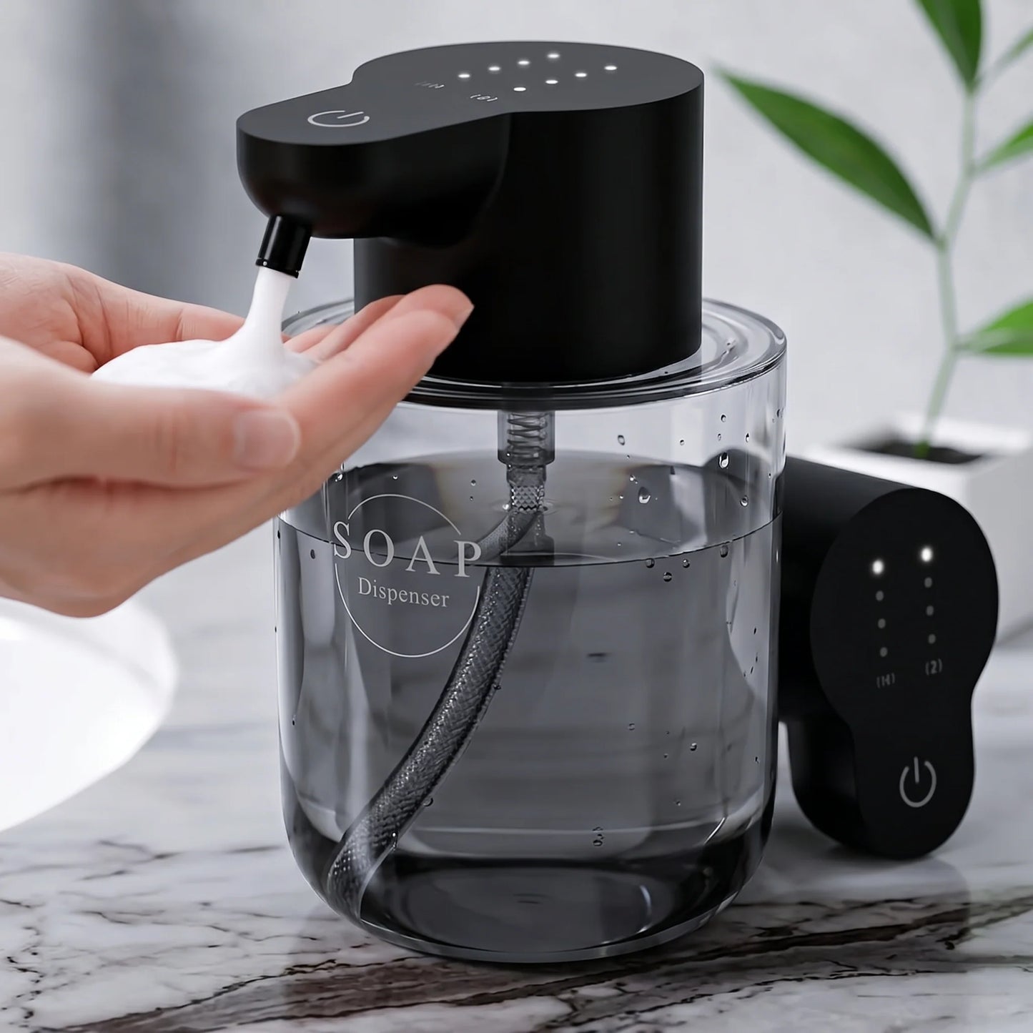 Automatic Soap Dispenser Touchless Rechargeable Foam & Droplet