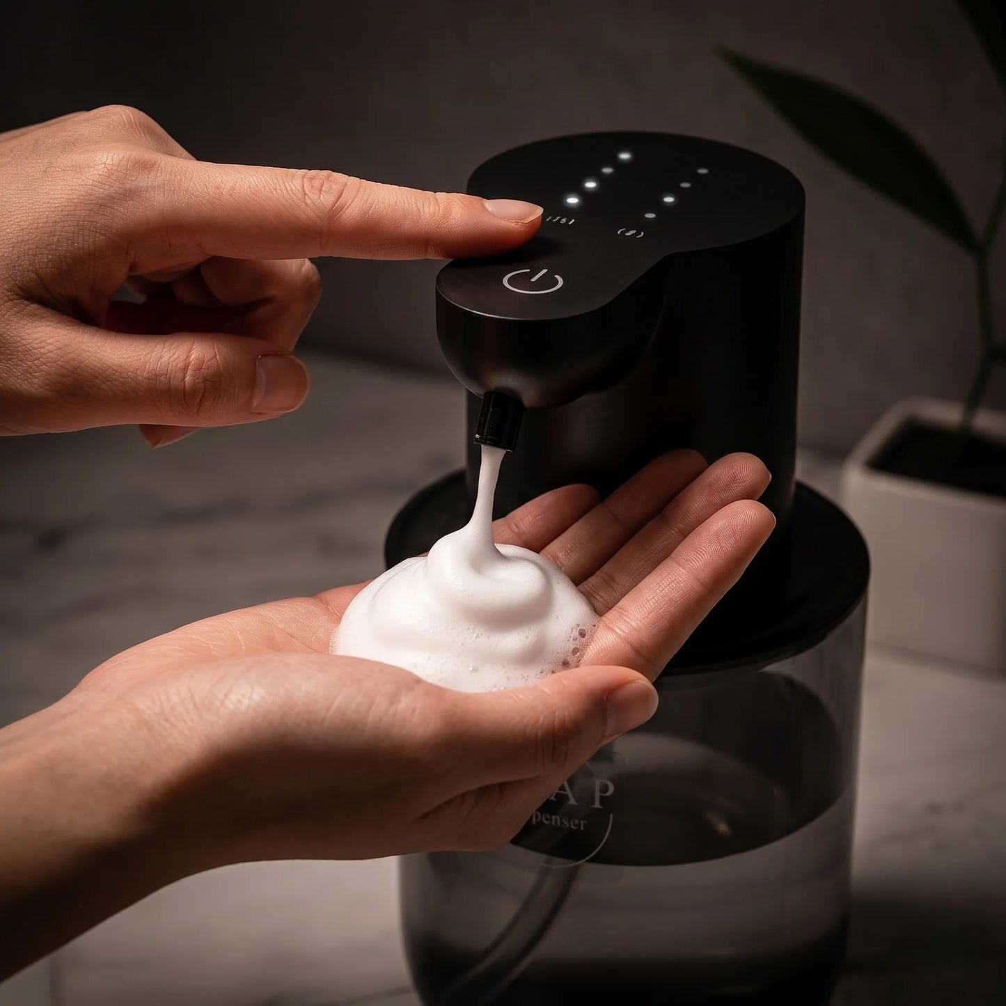 Automatic Soap Dispenser Touchless Rechargeable Foam & Droplet