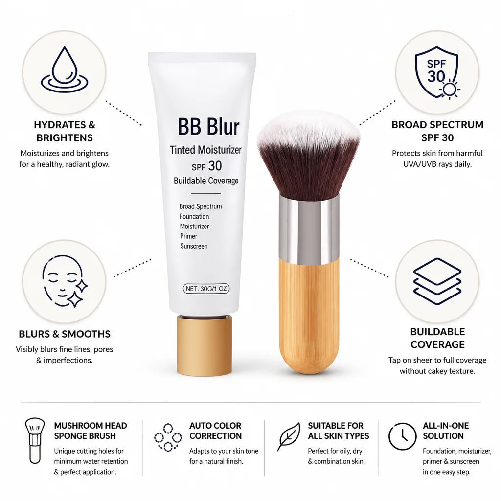 BB Blur Tinted Moisturizer SPF 30 Buildable Coverage